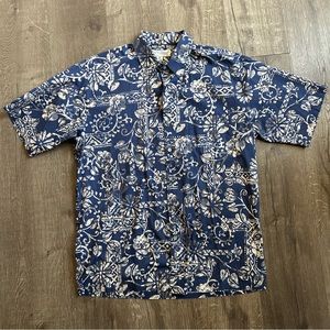 Tori Richard short sleeve Aloha shirt sz M